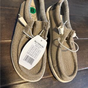 Hey Dude Men's Slip-On Loafers in Taupe